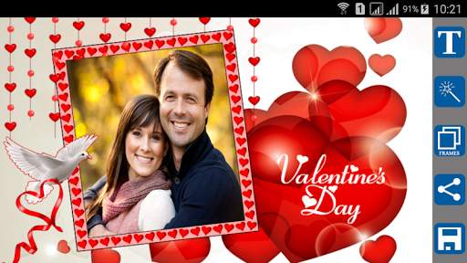 Valentine Frames 4 تصوير الشاشة