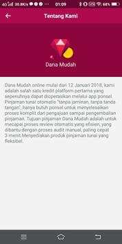 Dana Mudah~Pinjam uang& duit online cepat,gampang screenshot 3