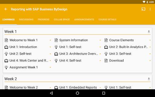 openSAP: Enterprise MOOCs 6 تصوير الشاشة