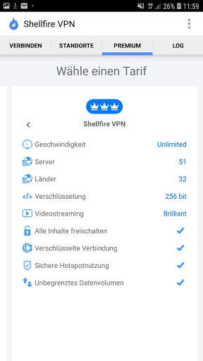 Shellfire VPN screenshot 7