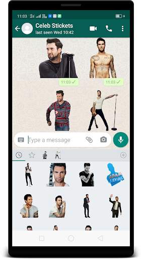 Adam Levine WAStickerApps : Stickers for Whatsapp screenshot 6