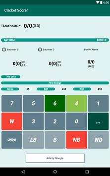 Cricket Scorer screenshot 8
