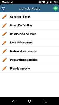 Notas screenshot 1