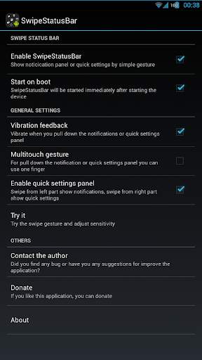 Swipe Status Bar screenshot 4