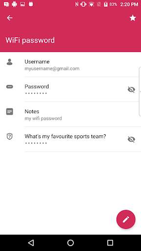 BlackBerry Password Keeper screenshot 5