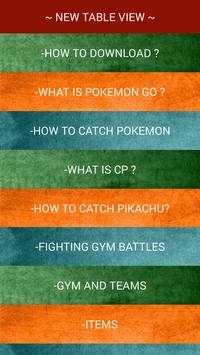 Guide For Pokemon Go screenshot 1