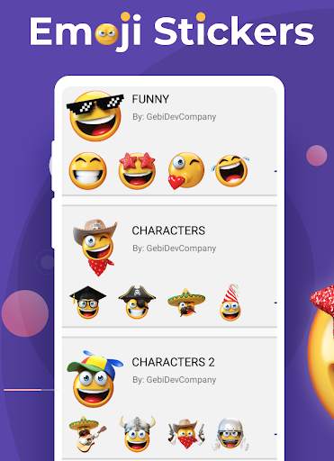 Emoji Stickers For Whatsapp 2021 - WastickerApps screenshot 1