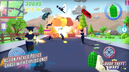 Dude Theft Wars: Offline games screenshot 1