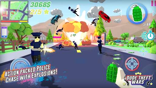 Dude Theft Wars: Offline games screenshot 1