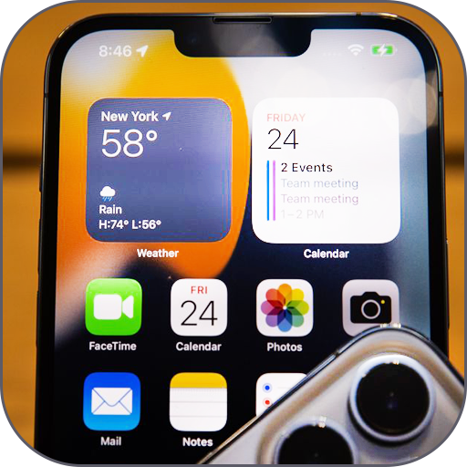 Transfer files to iphone iOS icon
