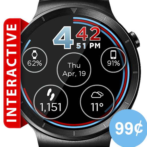 FACE-ie HD Watch Face Widget &amp; Live Wallpaper icon