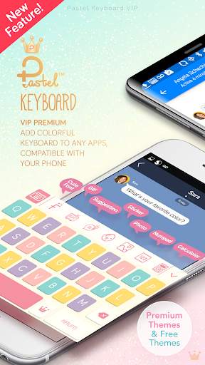 Pastel Keyboard - VIP Premium screenshot 1