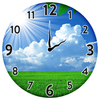 Sunny Spring Clock icon