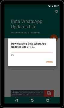 Beta Whatsapp Updates Lite screenshot 9