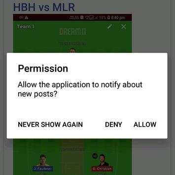 Dream11 Teams By Saggy screenshot 1