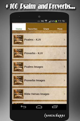 🙏 Psalms and Proverbs Daily Verses with Faith 🙏 screenshot 1