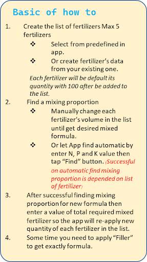 Fertilizer mixer lite screenshot 1