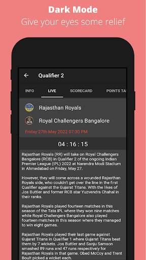 CricRed - Live Cricket Score screenshot 3