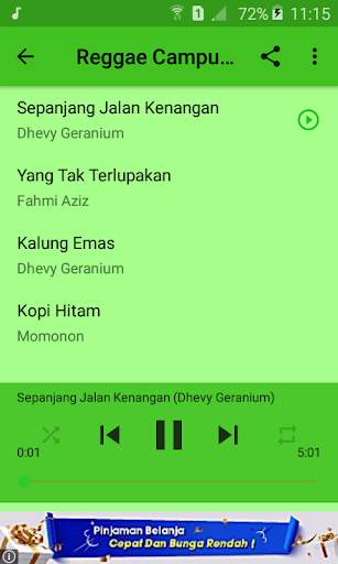 Kumpulan Lagu Reggae Offline screenshot 6