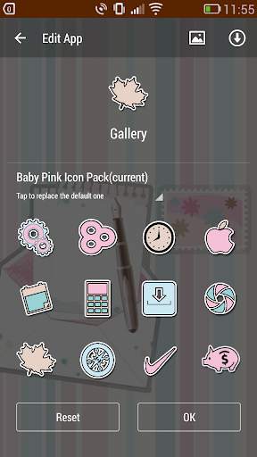 Free Pink Launcher Theme screenshot 2