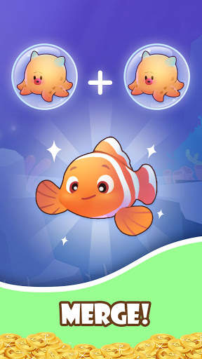 Merge Fish - Magic Aquarium & Win Money स्क्रीनशॉट 4
