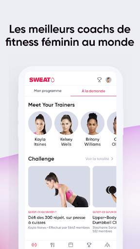 Sweat: App de fitness femmes screenshot 3
