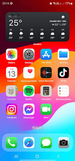 Launcher iOS 17 screenshot 1