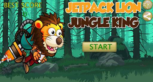 Jetpack Lion Jungle King screenshot 1