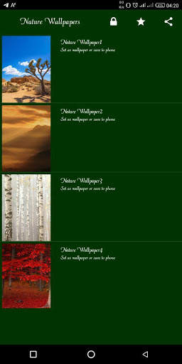 HD Nature Wallpapers - Set or Save while Offline screenshot 1