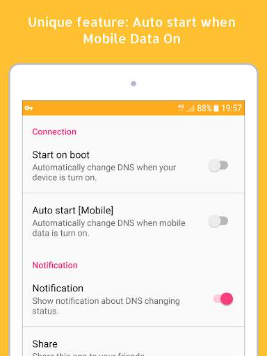 DNS Pro'yu değiştir (4G, LTE, Kablosuz) screenshot 10