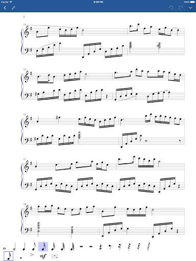 Notation Pad - Sheet Music Sco screenshot 10