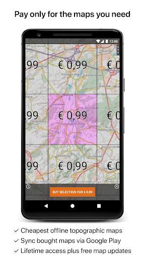 Topo GPS Belgium screenshot 2
