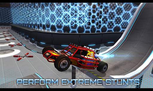 Extreme Stunt Car Race Off screenshot 2