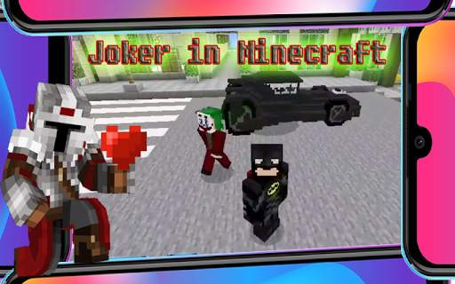 Joker vs Bat Mod Minecraft screenshot 2