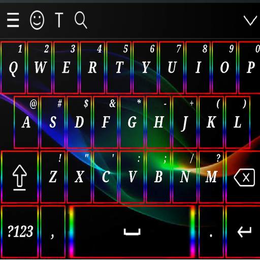 Black Rainbow Keyboard 2.2