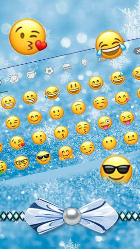 Cute Glitter Bow Keyboard screenshot 3