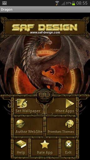Next Launcher Dragon Theme screenshot 7