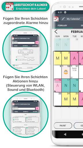 Arbeitsschicht Kalender screenshot 4