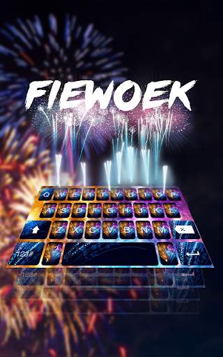 Firework Keyboard Theme स्क्रीनशॉट 4