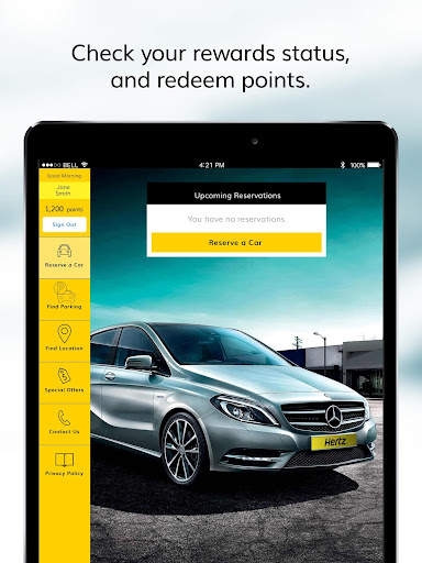 Hertz Car Rentals screenshot 10