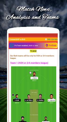 Dream11 Fantasy Cricket Dream-11 Team Prediction screenshot 2