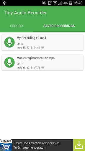 Sound Audio Recorder screenshot 3