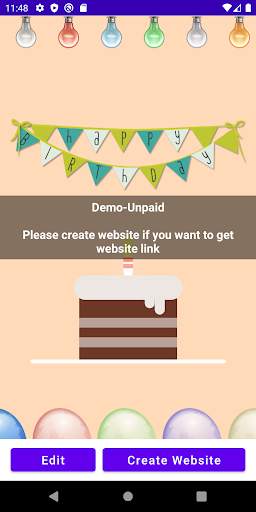 Happy Birthday Website Maker - Birthday App screenshot 7