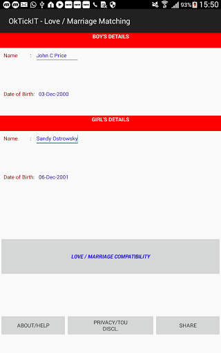 OkTickIT – Love / Marriage Matching screenshot 11