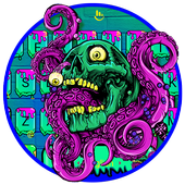 Zombie Skull Graffiti icon