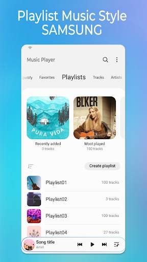 S21 Music Player - Music Player for Samsung Galaxy screenshot 3