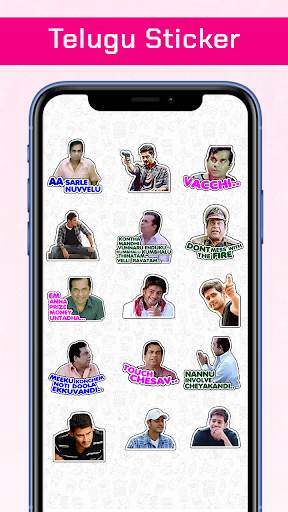 Telugu Stickers for whatsapp - Telugu WAStickerApp screenshot 2
