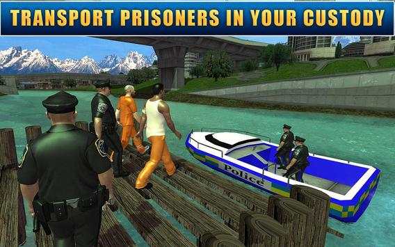 Power Boat Transporter: Police screenshot 7