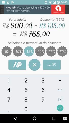 Calculadora de Descontos screenshot 1