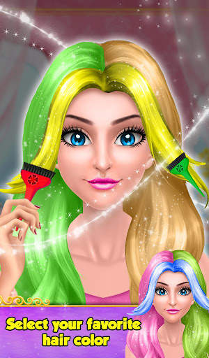 Girl Hair Do Design Salon Game screenshot 1